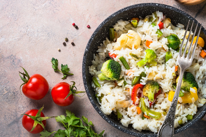 Poêlée de Riz aux Petits Legumes